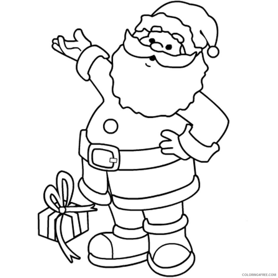 Papá Noel y Caja de Regalo