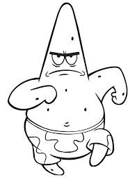 Patrick Star Enojado Corriendo