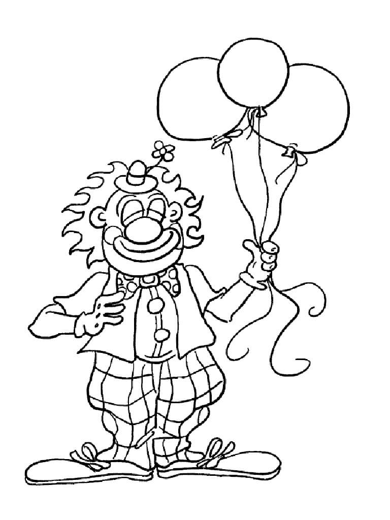 Payaso Con Globo
