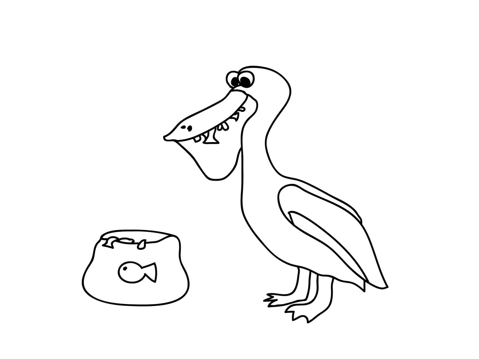 Pelícano Mascota