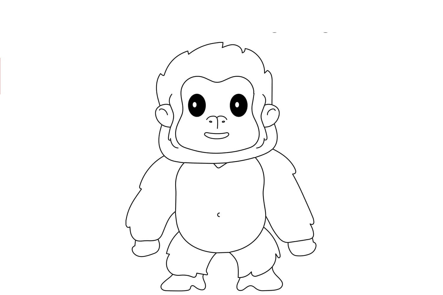 Pequeño Gorila Lindo