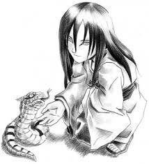 Pequeño Orochimaru y Serpiente