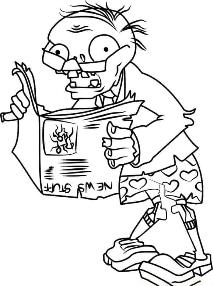 Periódico Zombie en Plants Vs Zombies