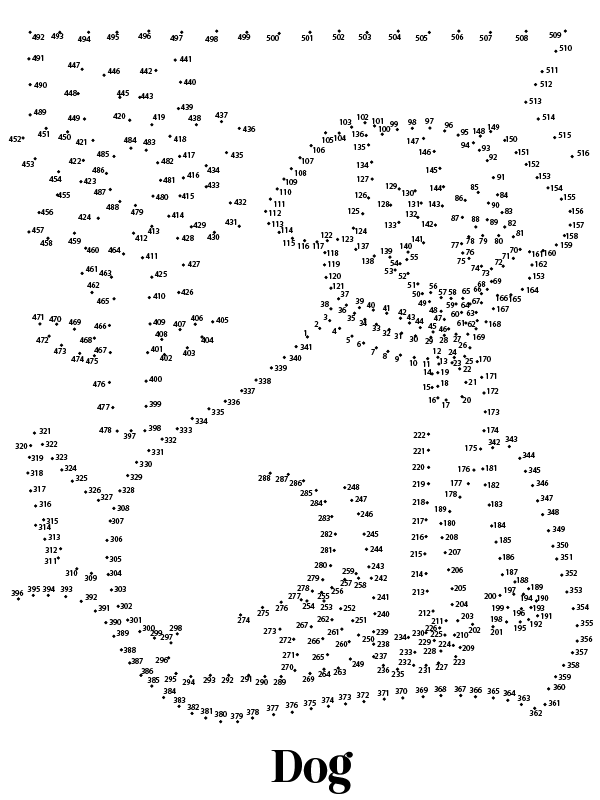 Perro Animal  Punto a Punto Extremo