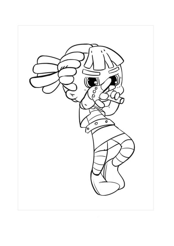 Personaje de Niña Cantando