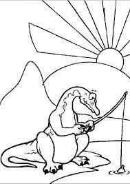 Pesca de Brontosaurio