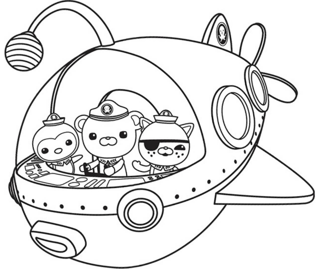 Peso Capitán, Kwazii en Barco Octonauts
