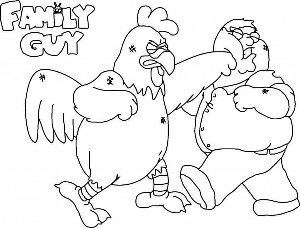 Peter y el Pollo Peleando