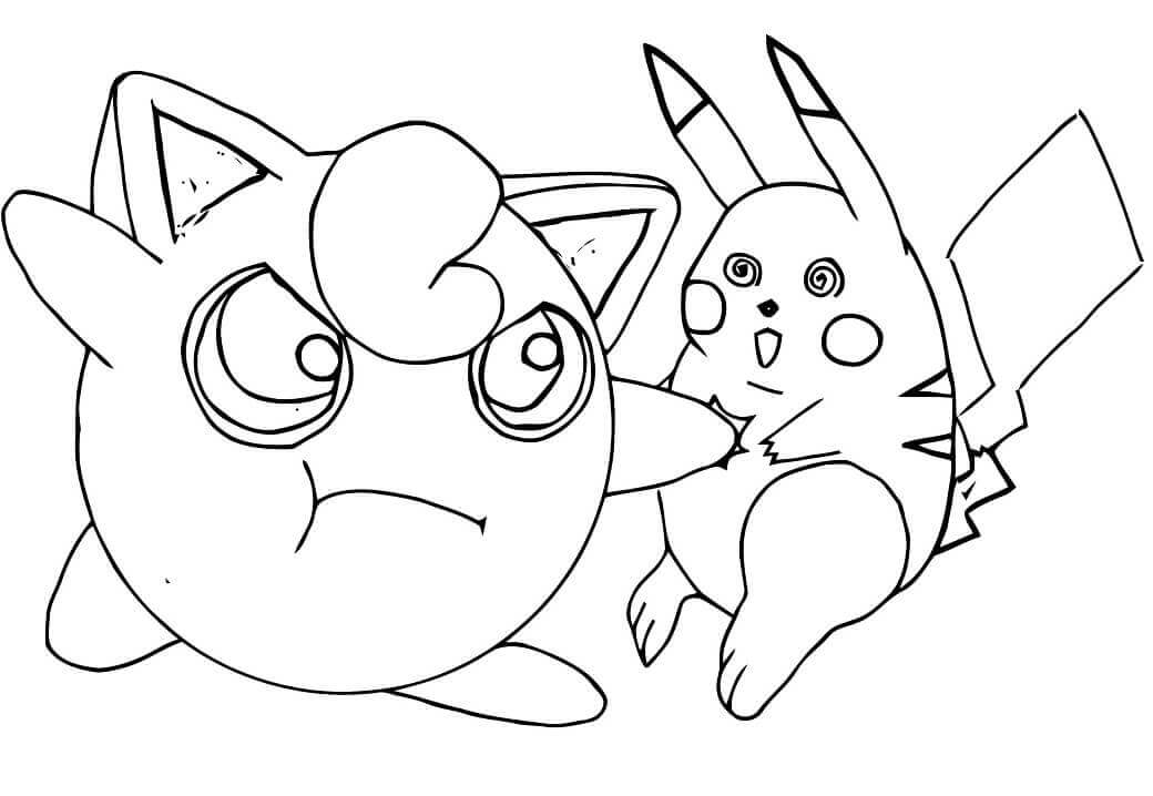 Pikachu y Jigglypuff