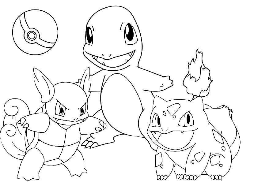 Pokeball y lindo Pokemon