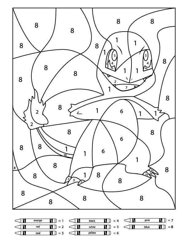 Pokemon Color por Números