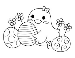 Pollito Tenencia Huevo de Pascua
