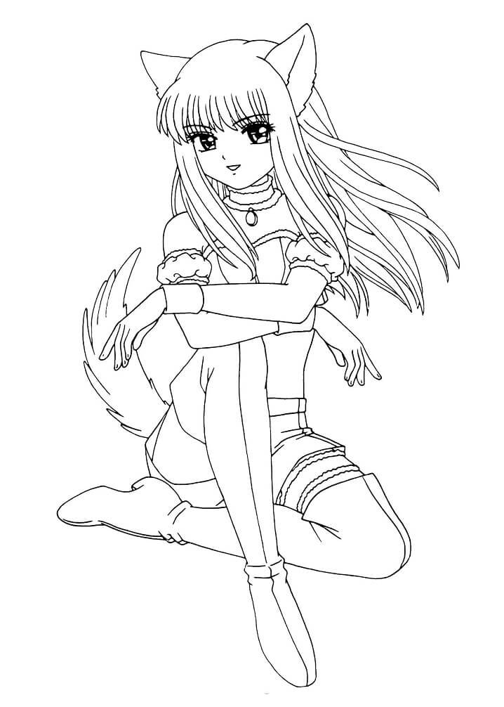 Preciosa chica Lobo
