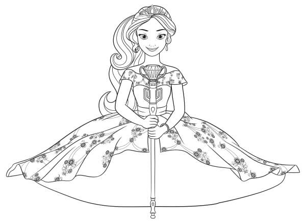 Princesa Elena Sentada