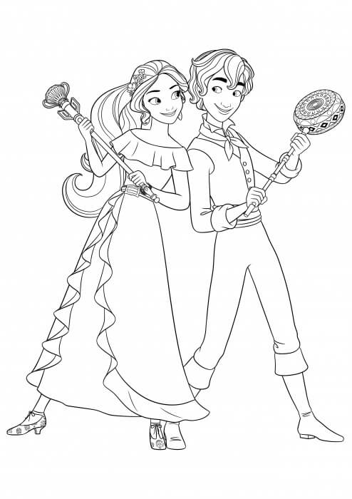 Princesa Elena y Mateo