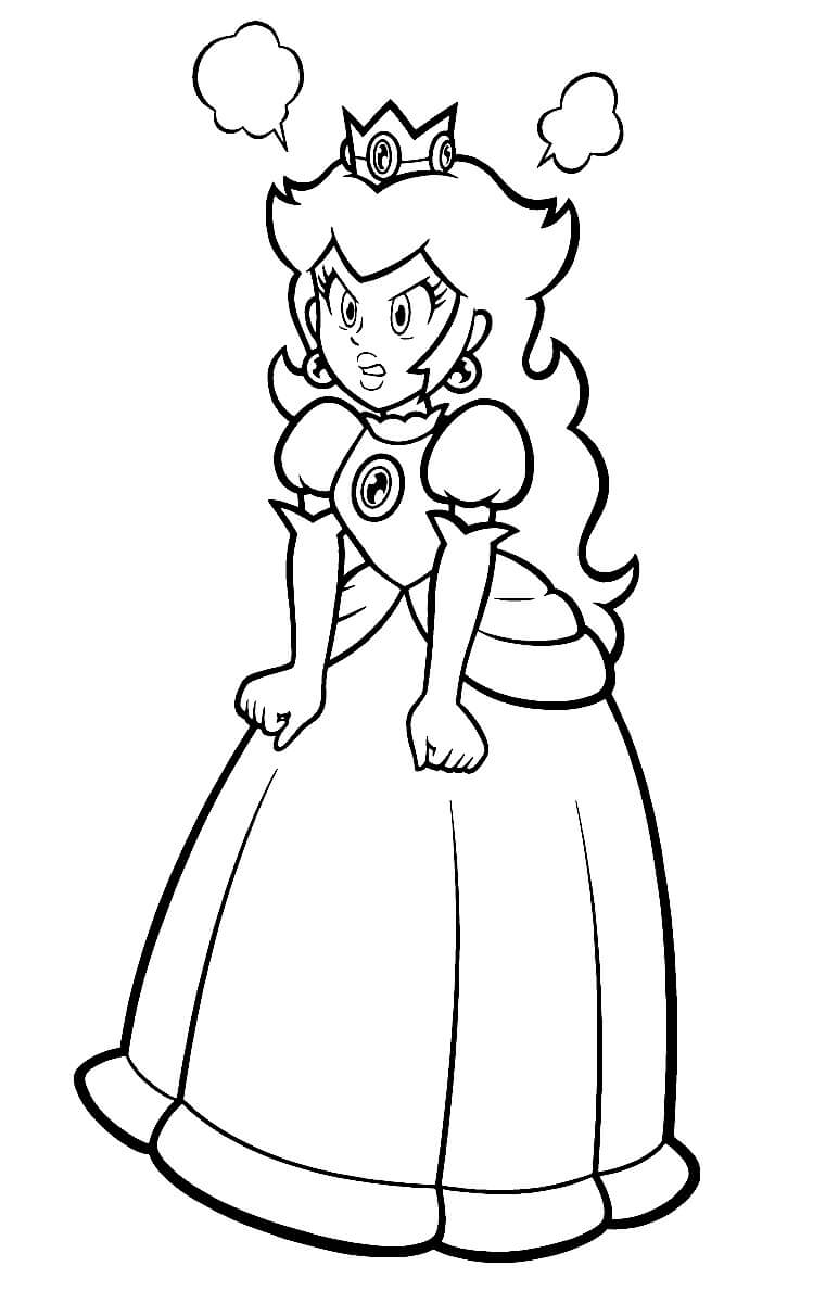Princesa Peach Enojada