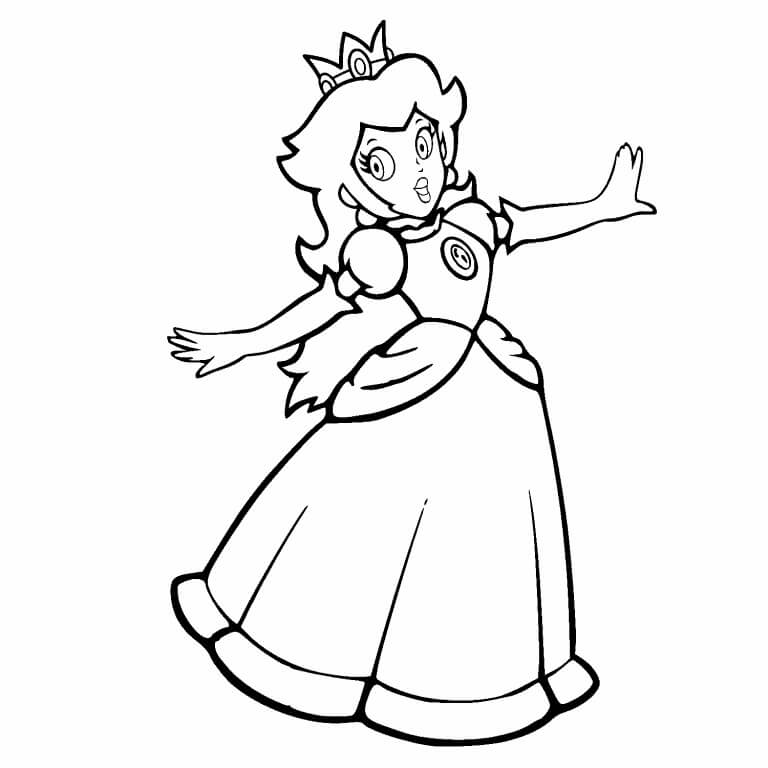 Princesa Peach Feliz