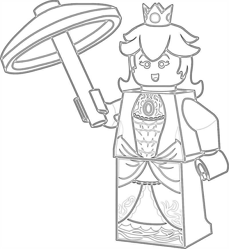 Princesa Peach de Lego