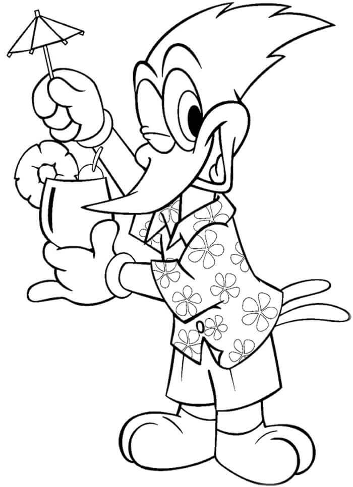 Pájaro Xarpintero Leñoso, Tenencia, Frutas
