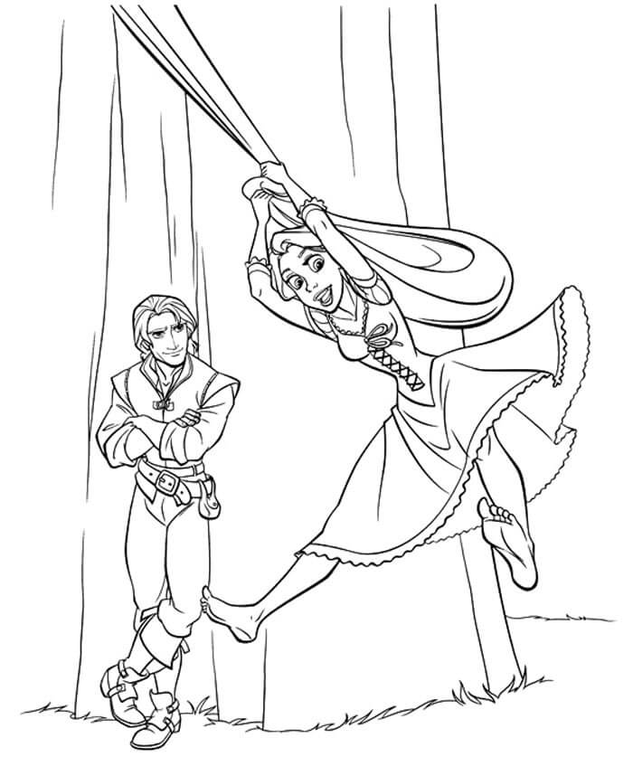 Rapunzel Básico y Flynn