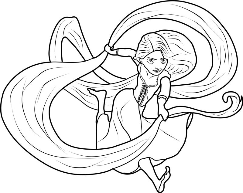 Rapunzel Corriendo