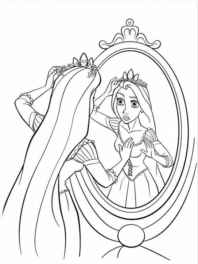 Rapunzel se Miró en el Espejo