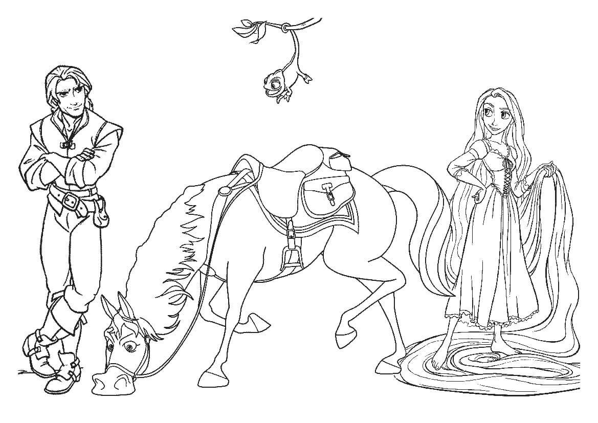 Rapunzel y Amigos
