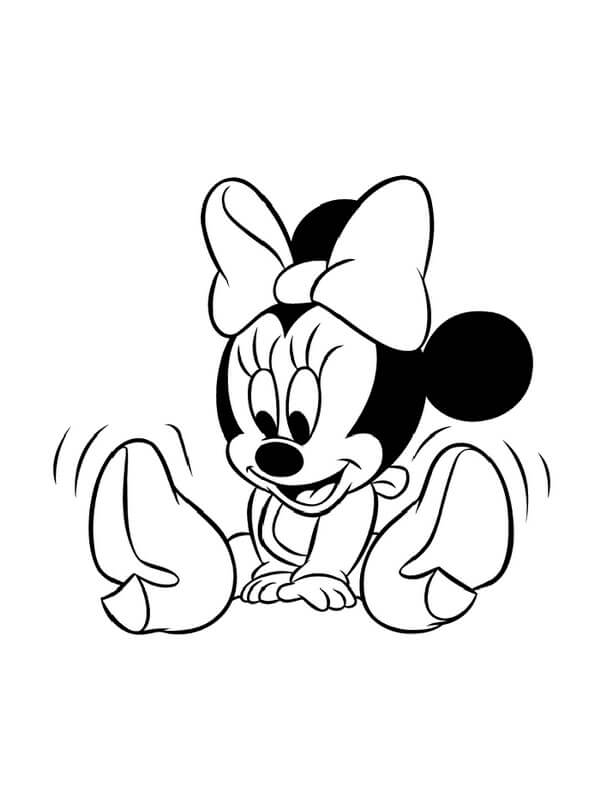 Ratón minnie Bebé