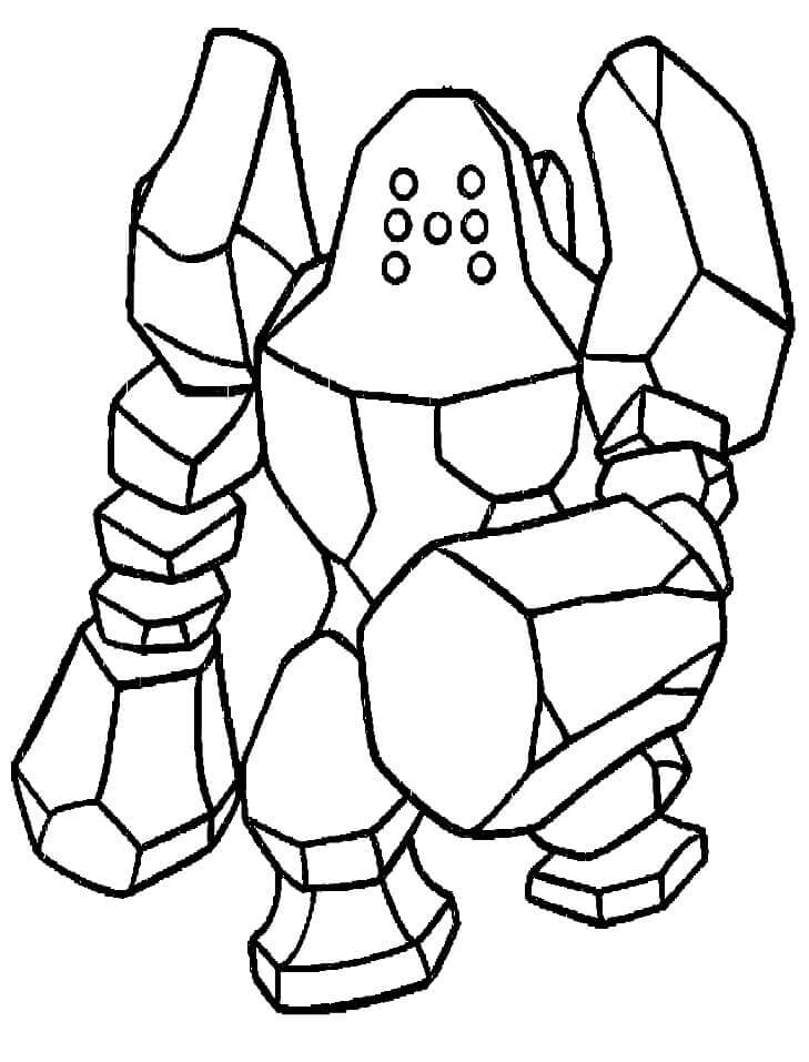 Regirock en Pokémon Legendarios
