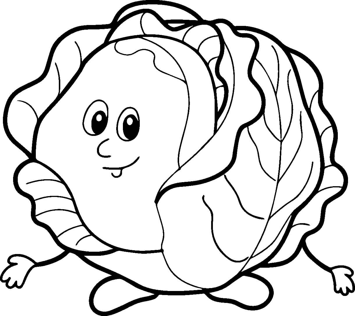 Repollo de Dibujos Animados
