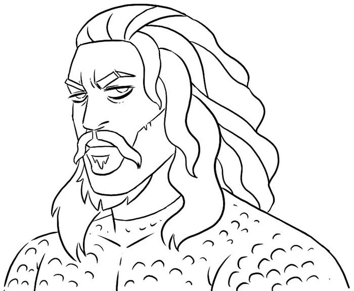 Retrato de Aquaman