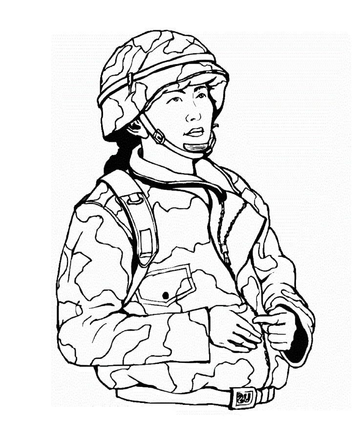 Retrato de Chica Soldado