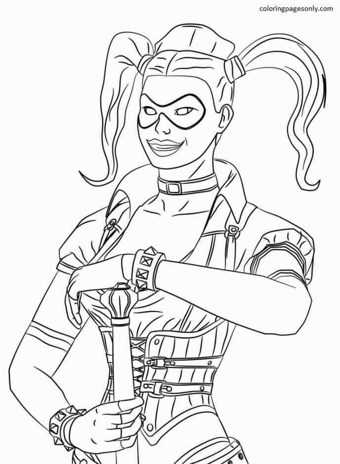 Retrato de Harley Quinn