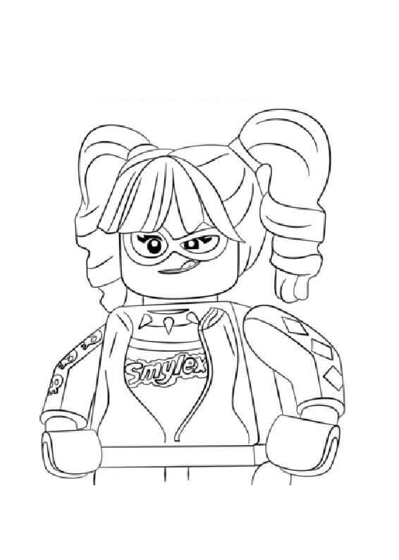 Retrato de Lego Harley Quinn