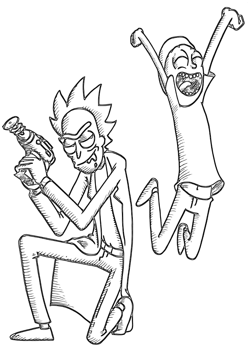 Rick Sanchez y Morty Smith
