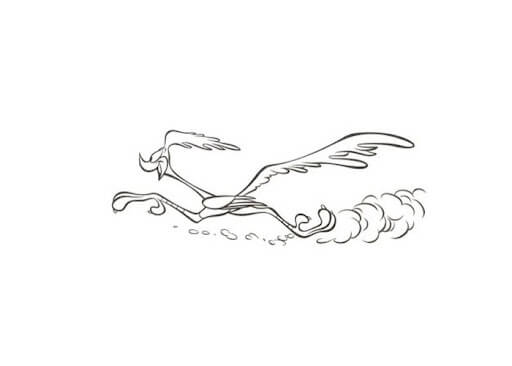 Road Runner Corriendo