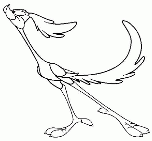 Road Runner Sonriendo