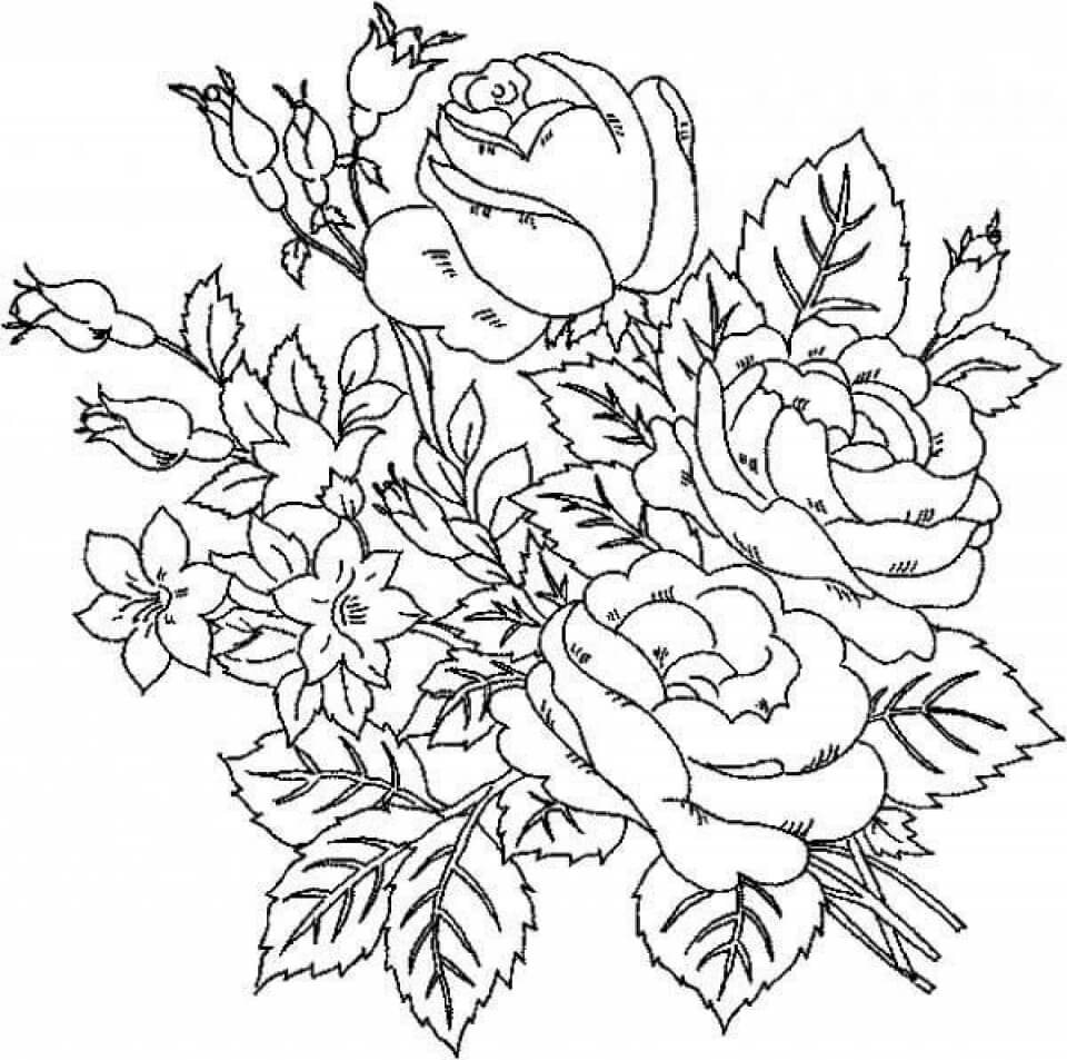 Rosa Imprimible