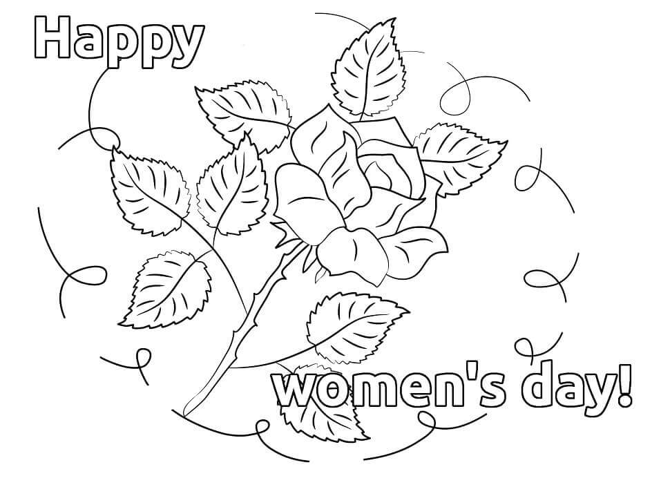 Rosa Para el día de la Mujer