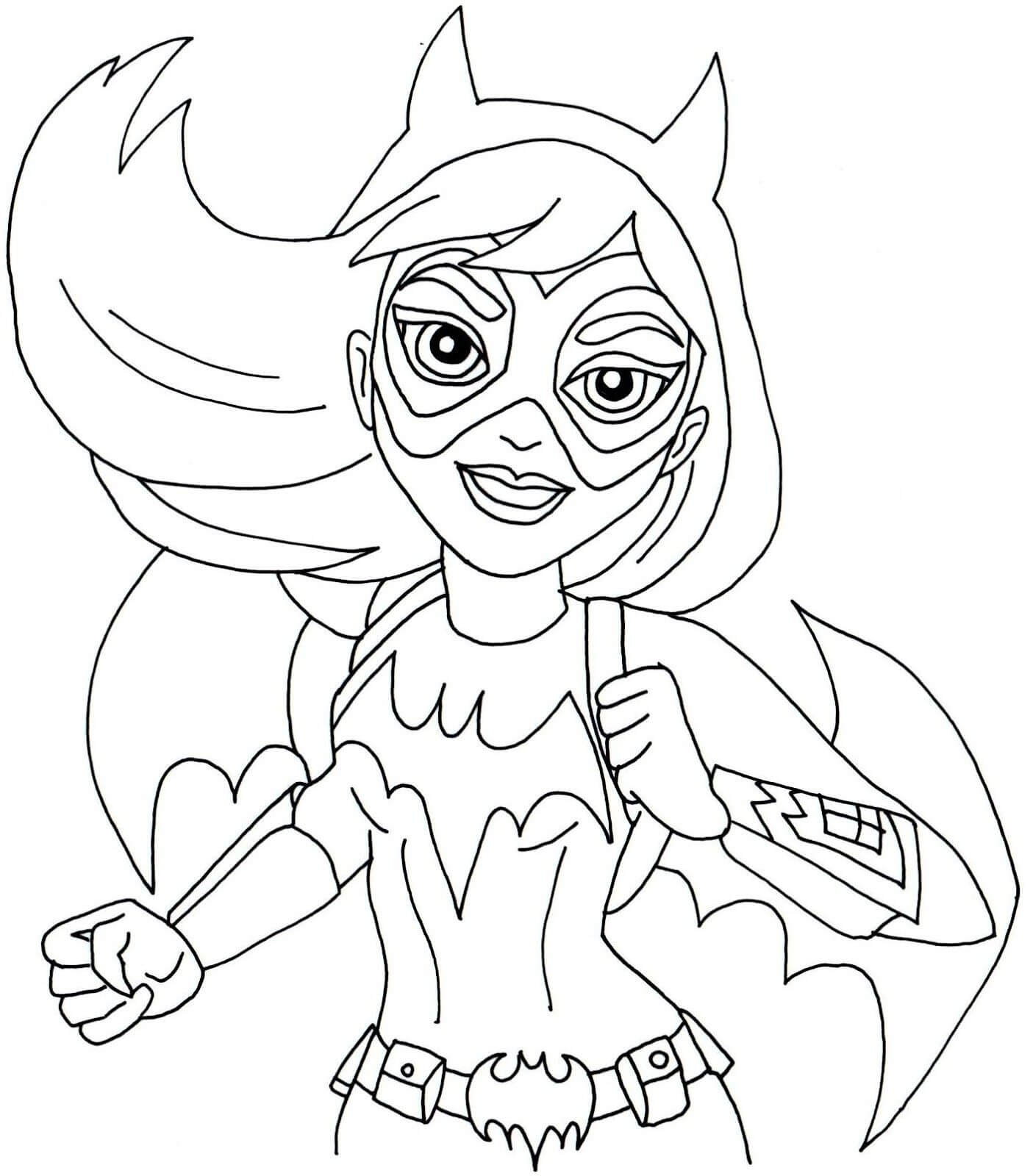 Rostro de Batgirl