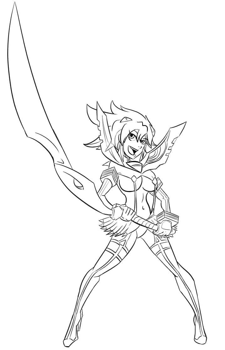 Ryuko Matoi con Arma