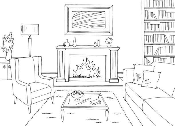 Sala de Estar en Invierno