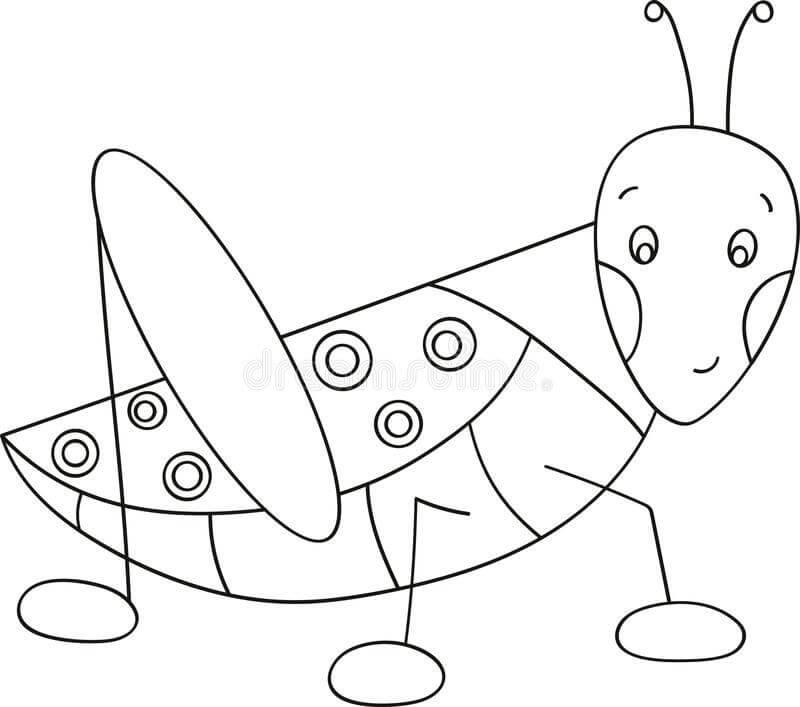 Saltamontes de Dibujos Animados