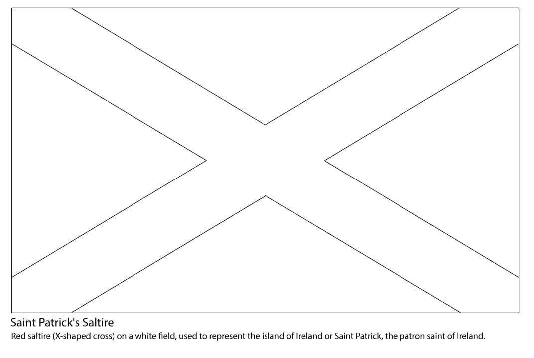 Saltire de San Patricio