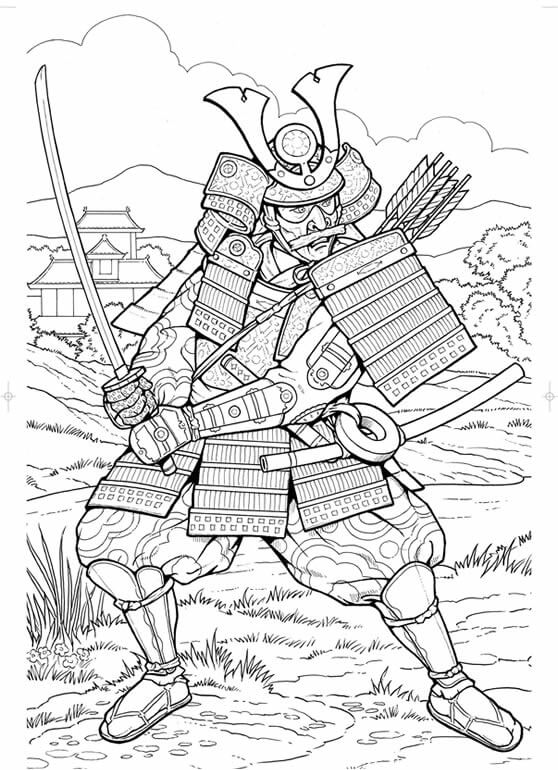 Samurai Luchando