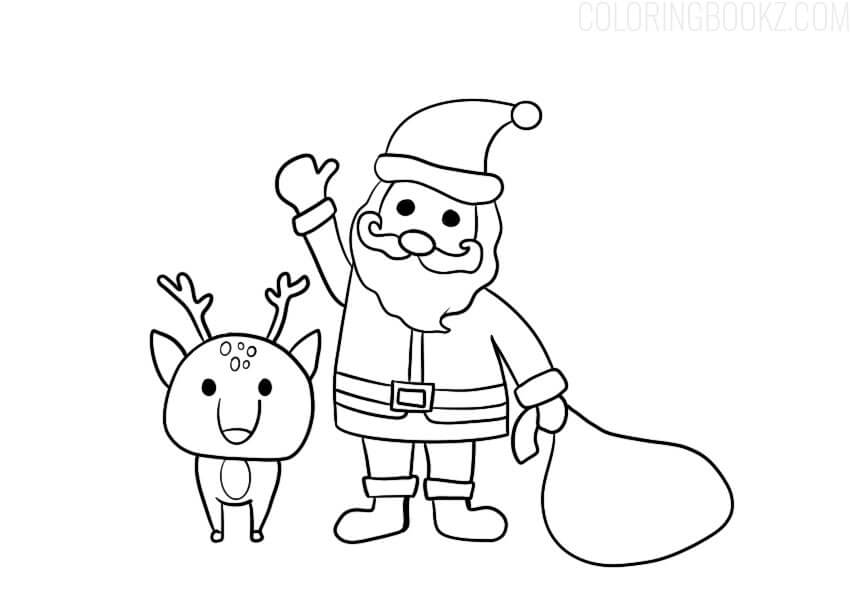 Santa Claus y Renos