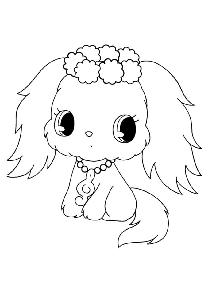 Sapphie de Jewelpets Página para colorear