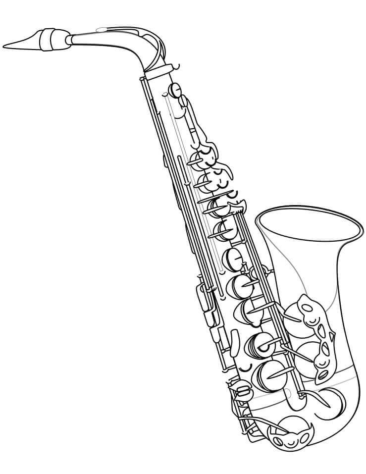 Saxofón Simple