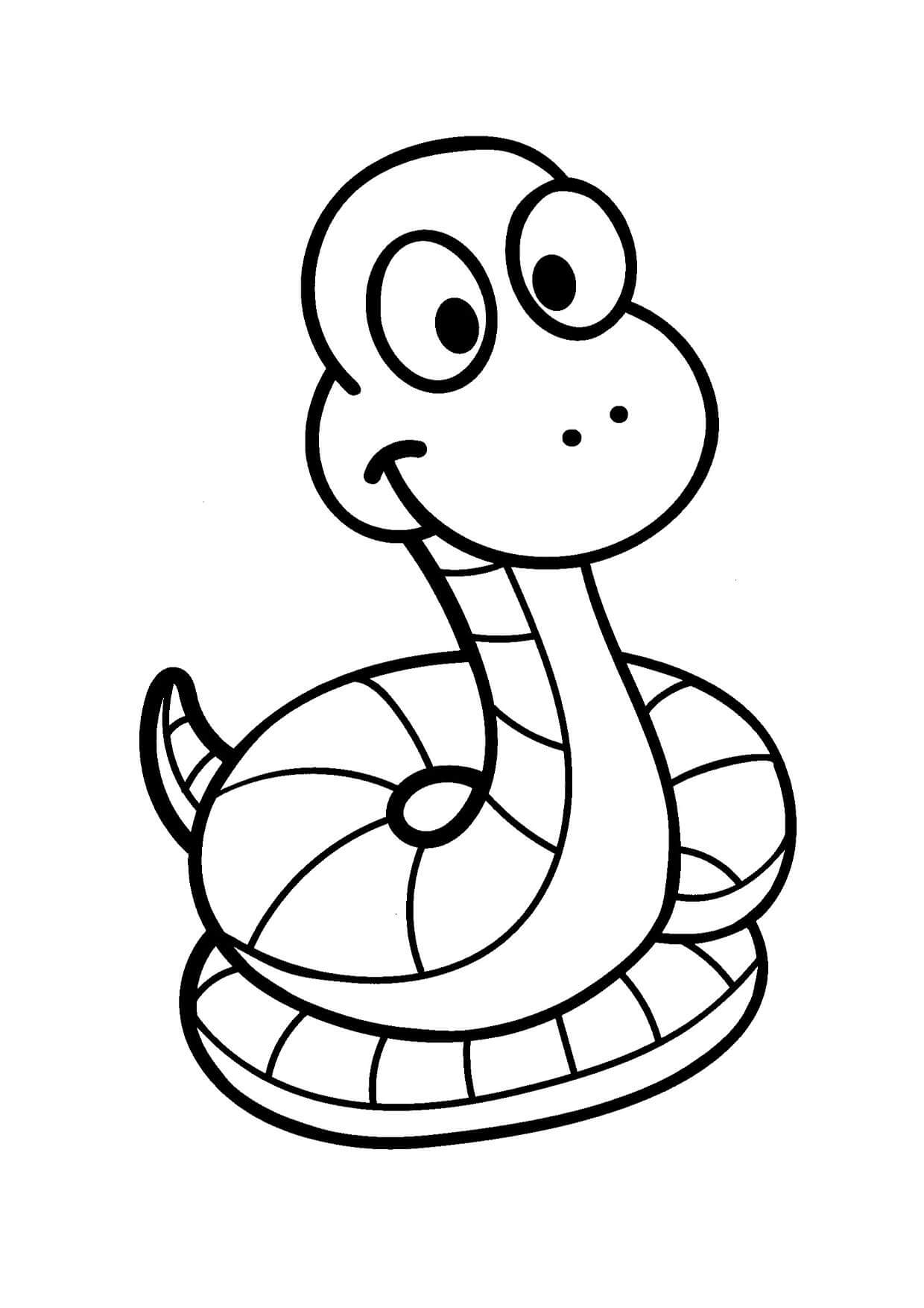 Serpiente con Ojos Grandes