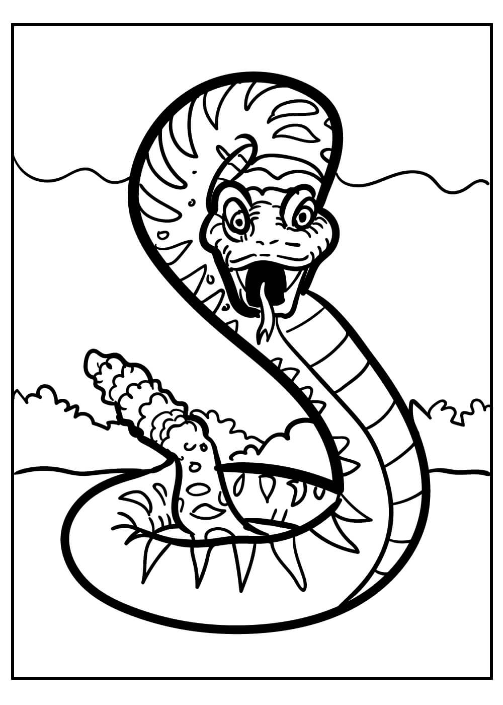 Serpiente de Cascabel de Miedo